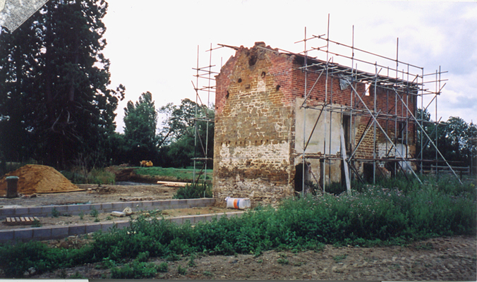 Photograph for Commissioned Pen and Ink Illustration of derelict watermill for proposed future home conversion
